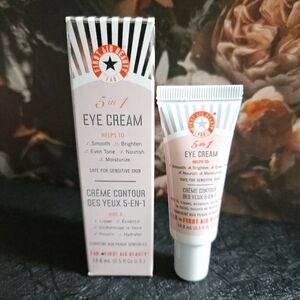 FAB FIRST AID BEAUTY 5 in 1 Eye Cream - 14.8ml NEW - Dermatologist Tested